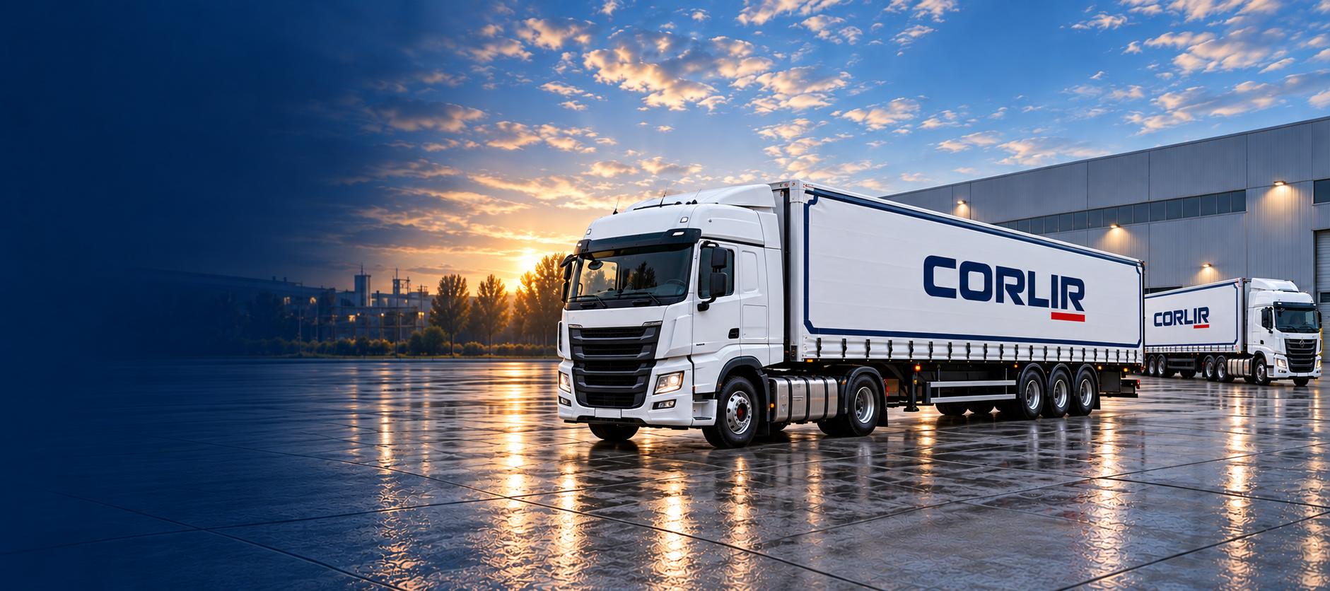 CORLIR curtainsider semi-trailers and tractor units