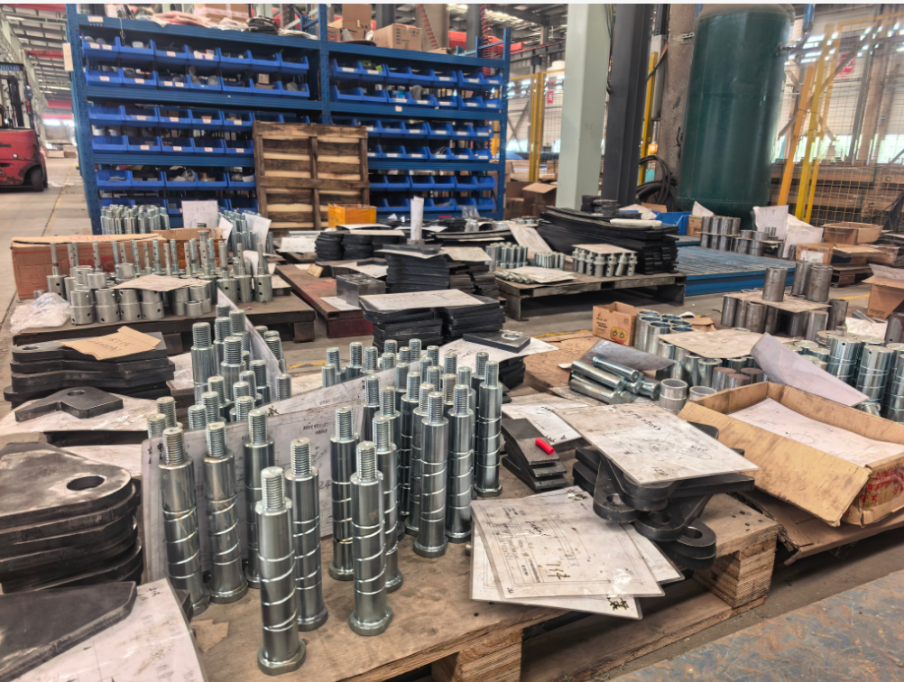 Truck body components and hardware being prepared in the CORLIR warehouse