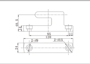 Dimension drawing for CR-045092