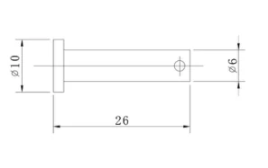 Dimension drawing for CR-100104