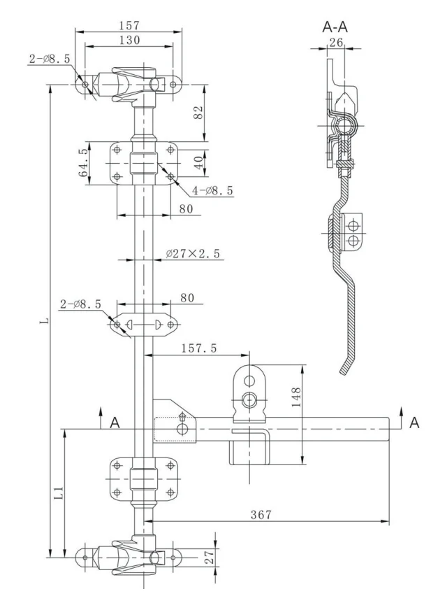 Dimension drawing for CR-011020-In