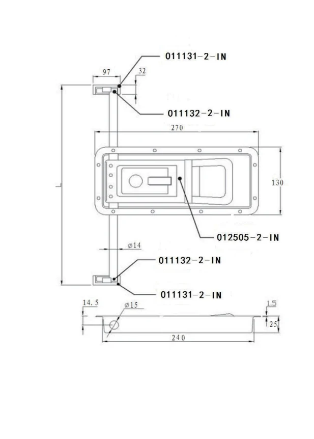 Dimension drawing for CR-011130.6