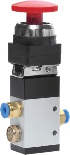 Push-button valve