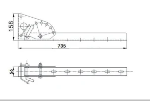 Dimension drawing for CR-111011-IN
