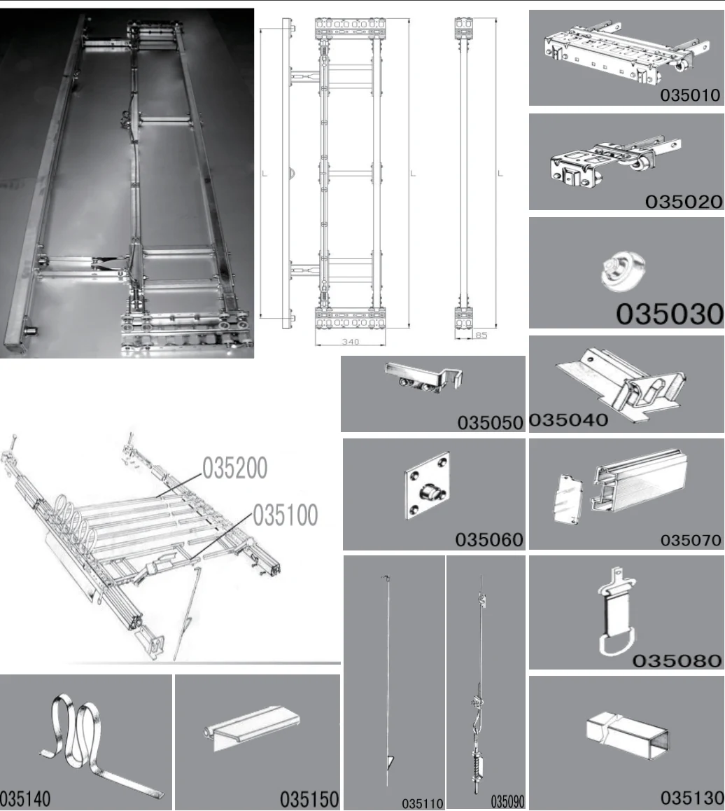 Sliding Roof System Component
