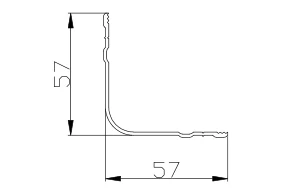 Dimension drawing for CR-123003 (upper trim)